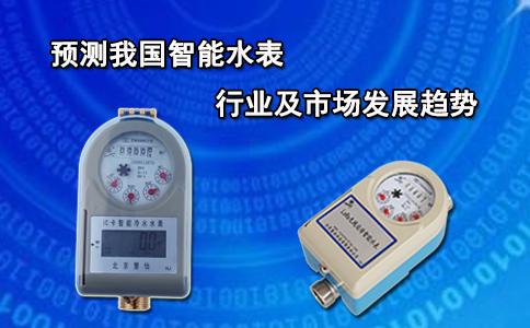 预测我国智能水表行业及市场发展趋势