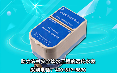 助力农村安全饮水工程的远传水表